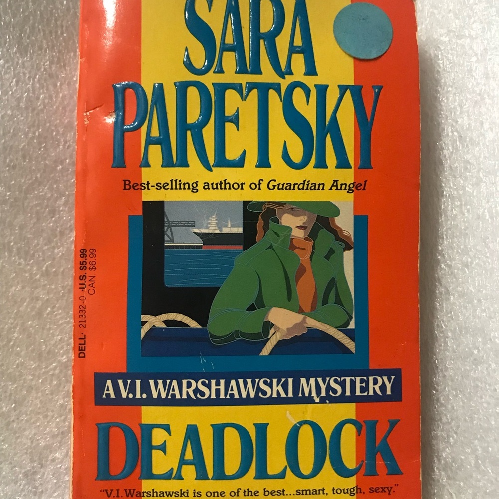 Sara Paretsky 'Deadlock' Book Preowned